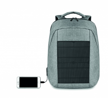 Logo trade promotional products image of: Backpack solar