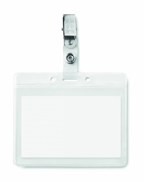 Logo trade promotional giveaway photo of: PVC badge holder