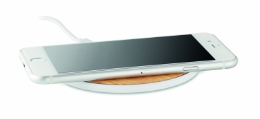 Logo trade advertising products image of: Wireless charger round 5W TISPAD