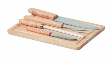 Logotrade promotional item picture of: Set of 4 BBQ Grilling accessori