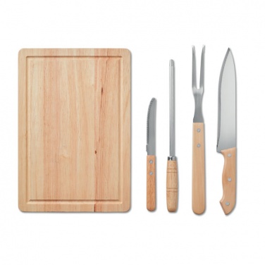 Logo trade promotional product photo of: Set of 4 BBQ Grilling accessori