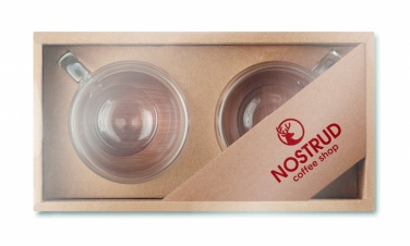 Logotrade promotional merchandise image of: Set of 2 double wall espresso