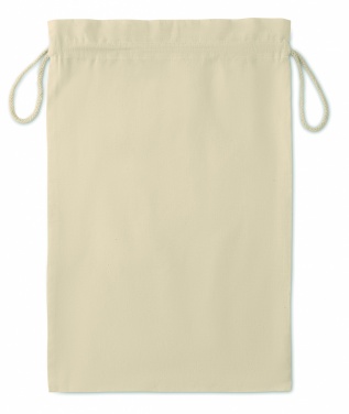 Logo trade corporate gifts picture of: Large Cotton draw cord bag 30 x 47 cm