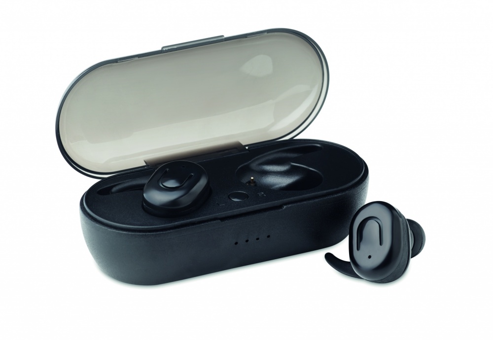 Logotrade business gift image of: TWS earbuds with charging box