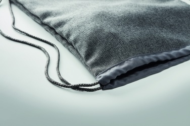 Logotrade corporate gift picture of: 1200D heathered drawstring bag