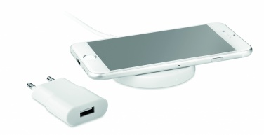 Logotrade promotional merchandise image of: Wireless charger travel set