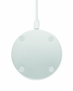 Logo trade business gifts image of: Bamboo wireless charger 10W DESPAD