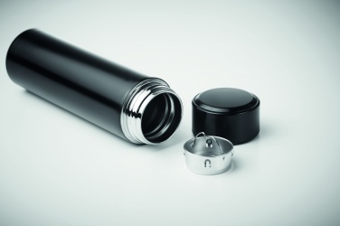 Logo trade promotional merchandise picture of: Bottle with touch thermometer