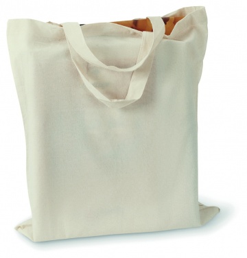 Logo trade promotional merchandise image of: 140gr/m² cotton shopping bag