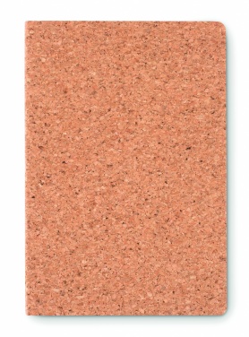 Logo trade advertising products picture of: A5 cork notebook 96 lined