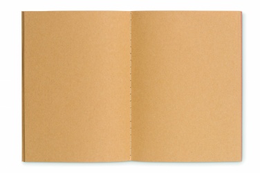 Logo trade promotional gift photo of: A6 recycled notebook 80 plain