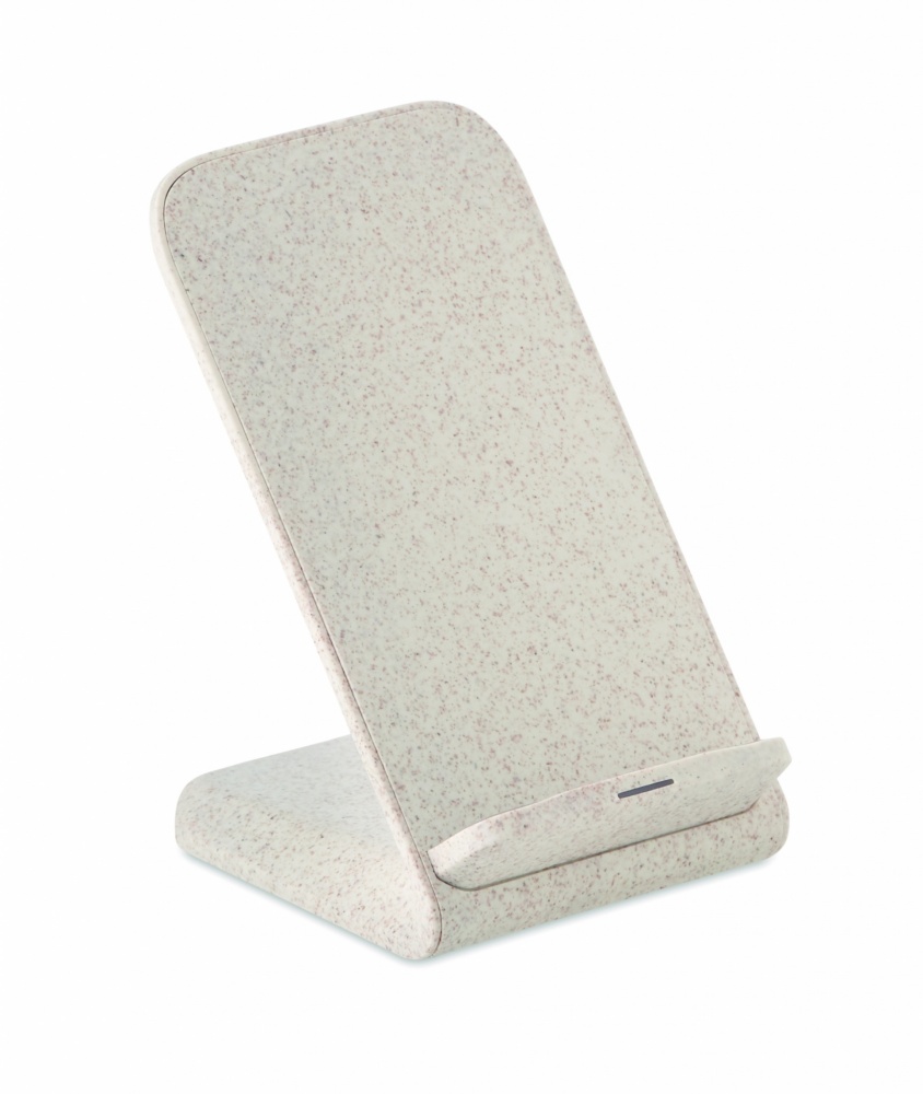 Logo trade promotional gifts picture of: Wheat straw/ABS charger std10W