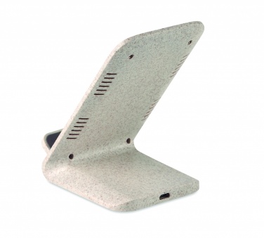 Logo trade corporate gifts picture of: Wheat straw/ABS charger std10W