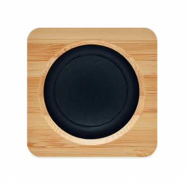 Logo trade promotional merchandise image of: Bamboo wireless speaker