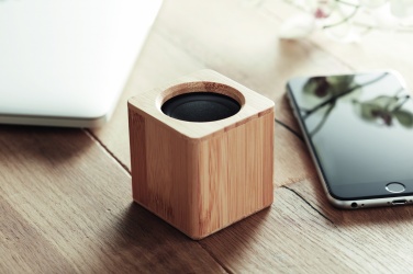 Logotrade promotional giveaway picture of: Bamboo wireless speaker