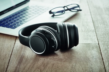 Logo trade corporate gift photo of: ANC headphone and pouch