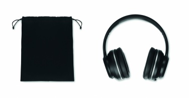 Logo trade business gift photo of: ANC headphone and pouch