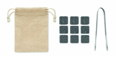 Logo trade corporate gifts image of: 9 stone ice cubes in box