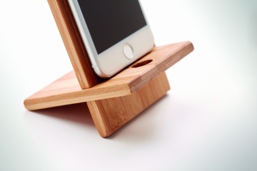 Logotrade business gifts photo of: Bamboo phone stand/ holder WHIPPY