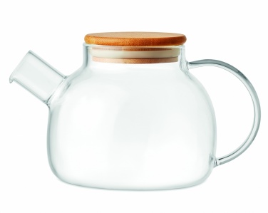 Logo trade promotional gifts image of: Teapot borosilicate glass 850ml