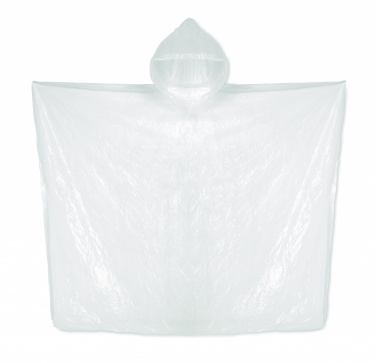 Logo trade promotional merchandise photo of: Biodegradable poncho and bag