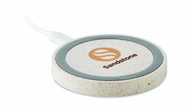 Logotrade corporate gift image of: Wheat straw/ABS charger 5W