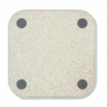 Logo trade promotional items image of: Hub charger wheat straw/ABS 5W