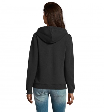Logotrade promotional product image of: SPIKE WOMEN ZIP HOOD SWEAT