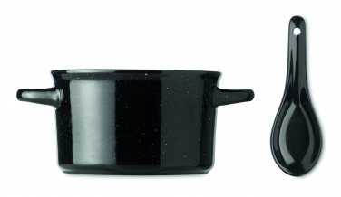 Logo trade corporate gift photo of: Ceramic vintage bowl 550 ml