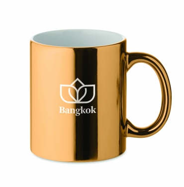 Logotrade promotional item image of: Ceramic mug metallic 300 ml