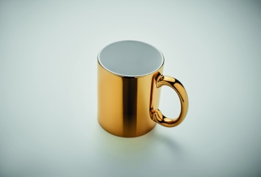 Logo trade corporate gifts image of: Ceramic mug metallic 300 ml
