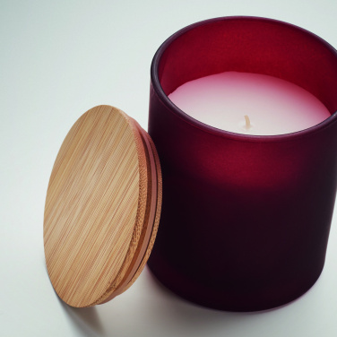 Logo trade promotional gifts image of: Plant based wax candle 200 gr
