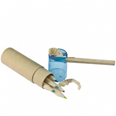 Logo trade promotional giveaways picture of: Wooden crayons BECKY