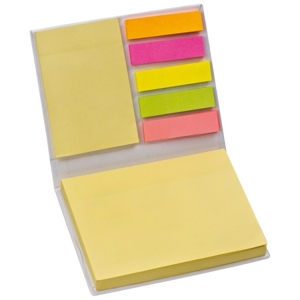 Logo trade corporate gifts image of: Adhesive notepad PALMA