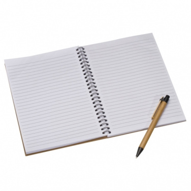 Logo trade advertising products image of: A5 ECO Notepad KENTWOOD