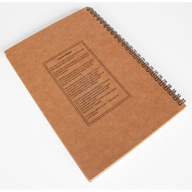 Logo trade advertising products image of: A5 ECO Notepad KENTWOOD
