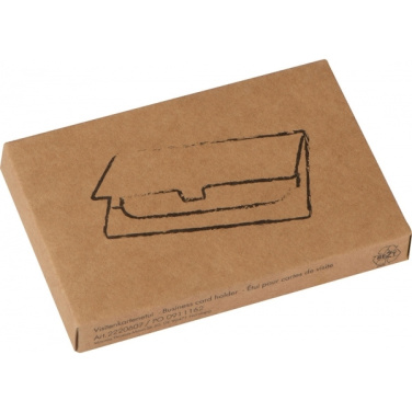 Logotrade promotional item image of: Metal business card holder CORNWALL