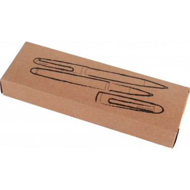 Logotrade promotional product picture of: Rosewood writing set OXFORD