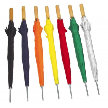 Logo trade promotional giveaways picture of: Automatic walking-stick umbrella LE MANS