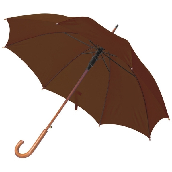 Logotrade business gift image of: Wooden automatic umbrella Nancy