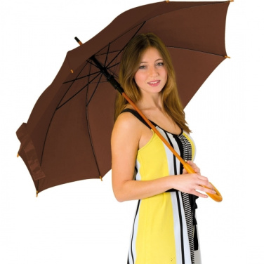 Logotrade promotional gift image of: Wooden automatic umbrella Nancy