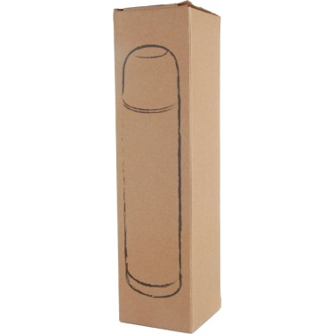 Logo trade promotional merchandise picture of: Stainless steel isolating flask VIRGINIA BEACH 100 ml