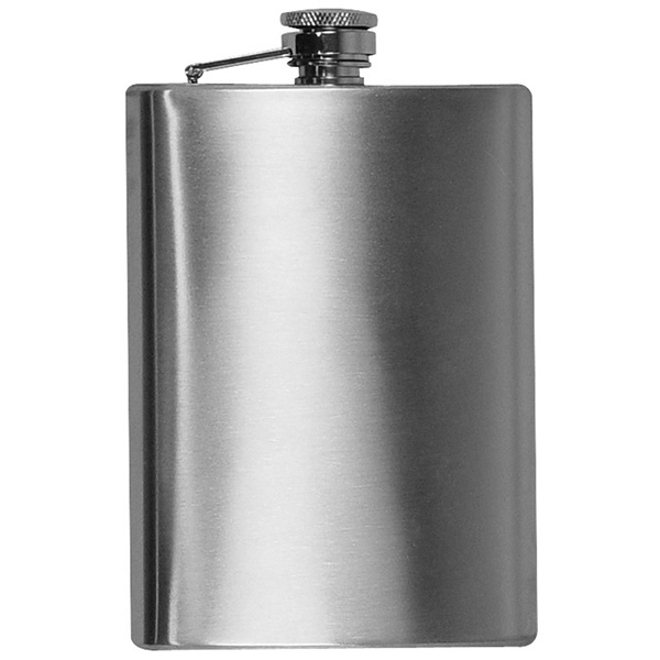 Logotrade promotional items photo of: Stainless steel hip flask KANSAS CITY 237 ml