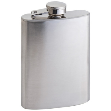 Logo trade business gifts image of: Stainless steel hip flask FRESNO 104 ml