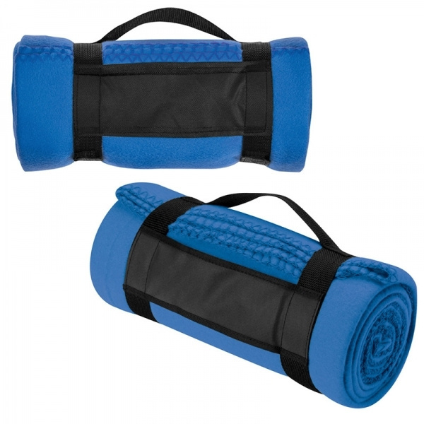 Logotrade corporate gift image of: Big fleece blanket NASHVILLE