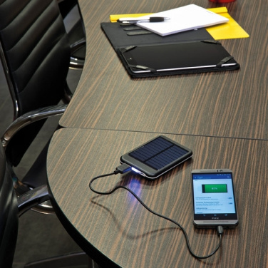 Logo trade promotional items picture of: Solar power bank PHILADELPHIA