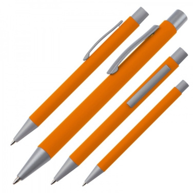 Logotrade promotional items photo of: Metal ballpen soft touch ABU DHABI