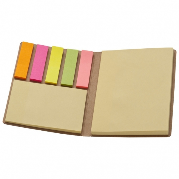 Logo trade promotional merchandise photo of: Adhesive note pad BURLINGTON