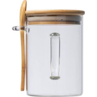 Logotrade corporate gift picture of: Glass mug JACKSON 420 ml