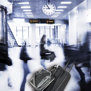 Logo trade promotional product photo of: Bag holder for trolleys ARMANT